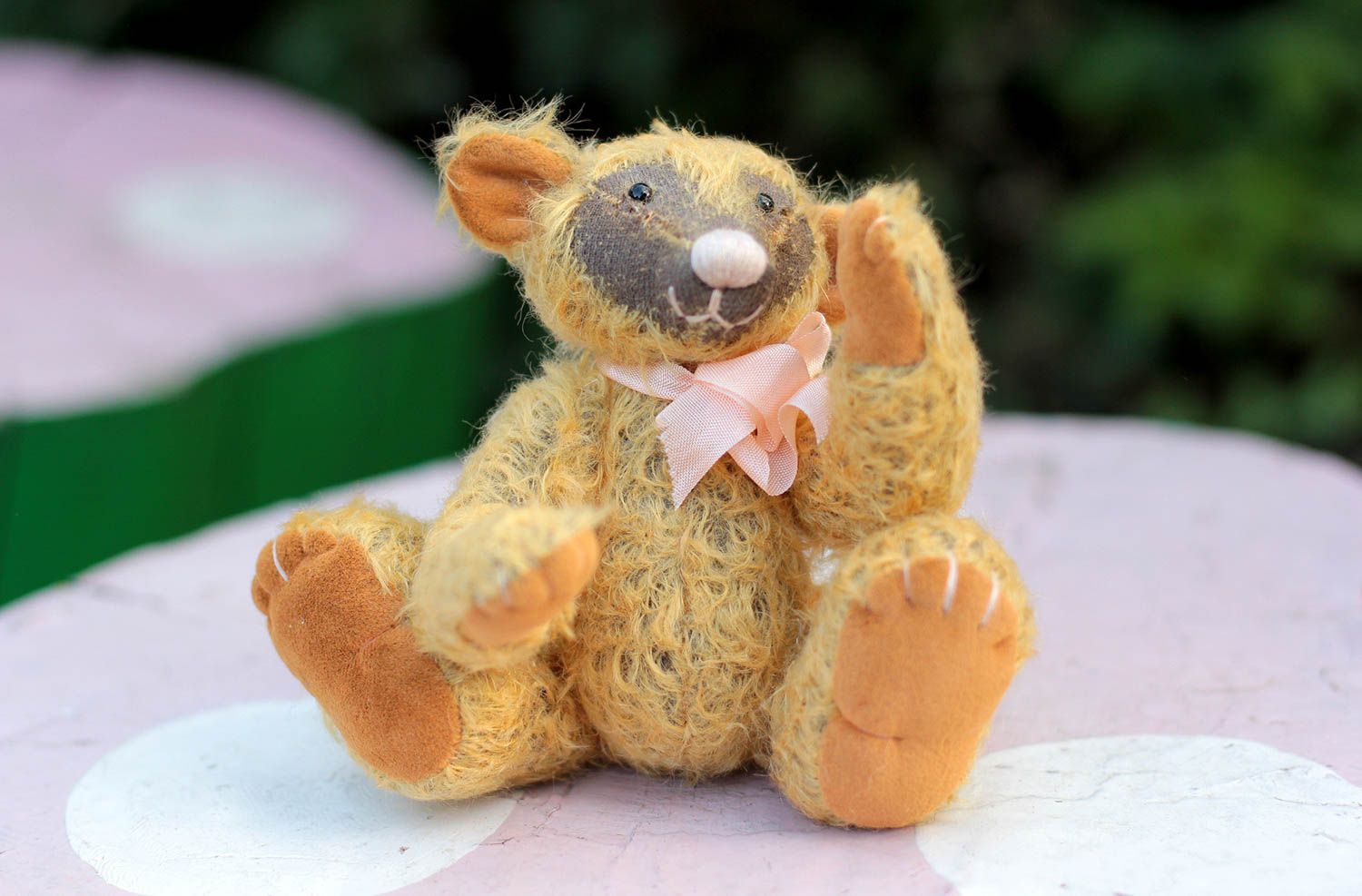 Handmade stylish soft toy beautiful interior toy textile toy present for kids photo 5