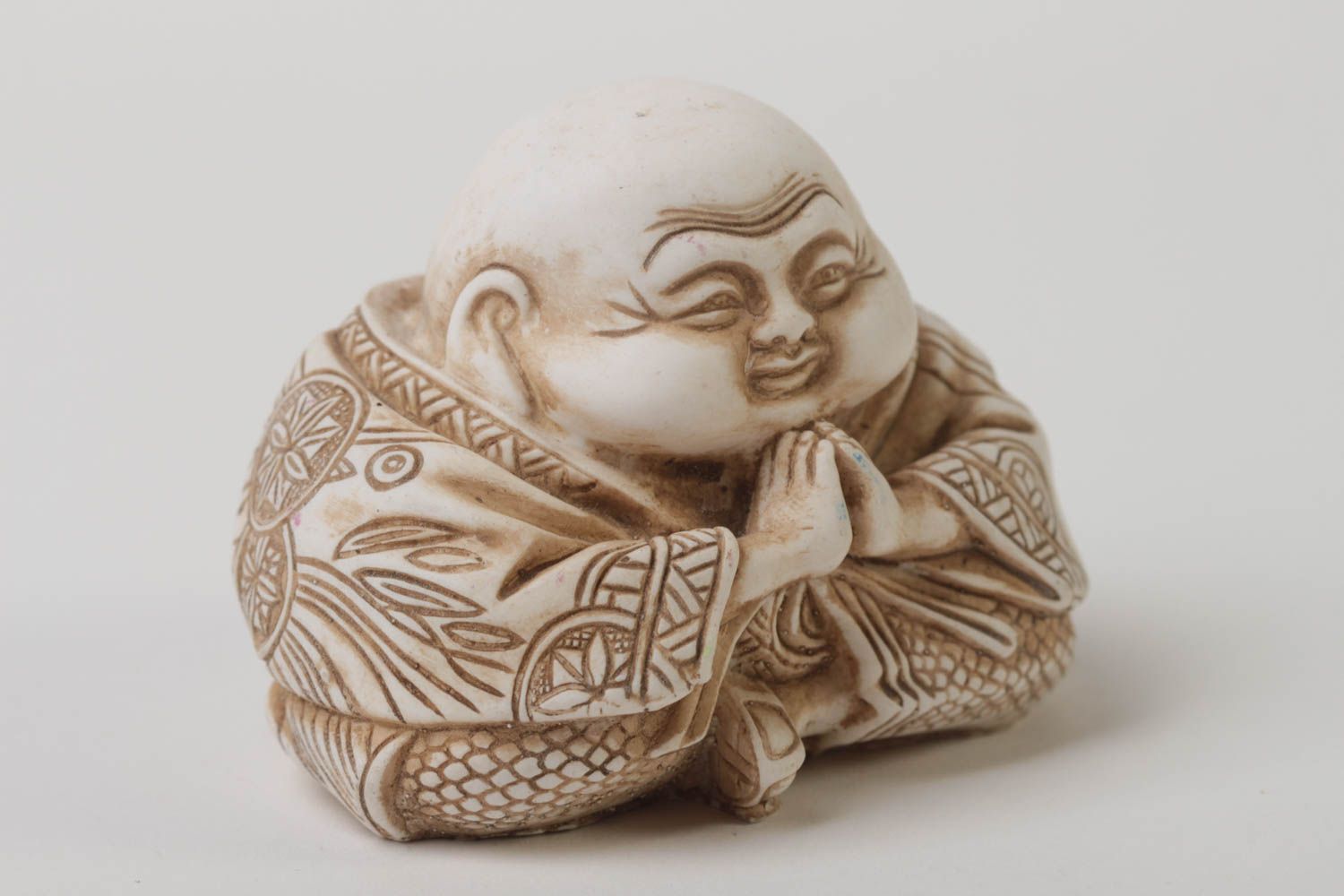 Figura de decoración artesanal elemento decorativo regalo original Hotei  foto 2