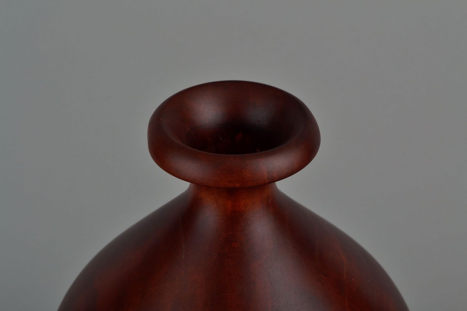 Декоративная ваза из дерева фото 2