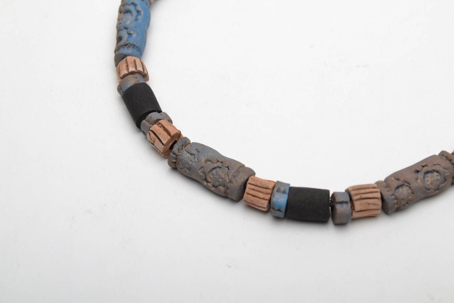 Ceramic bracelet in ethnic style photo 5