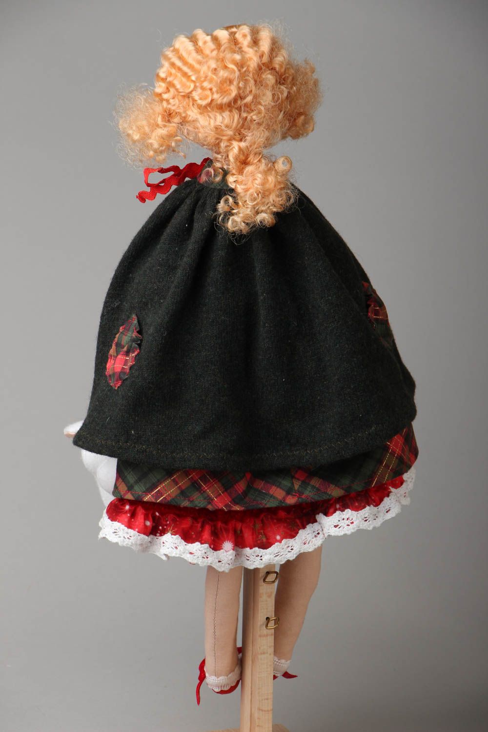 Handmade textile doll photo 3