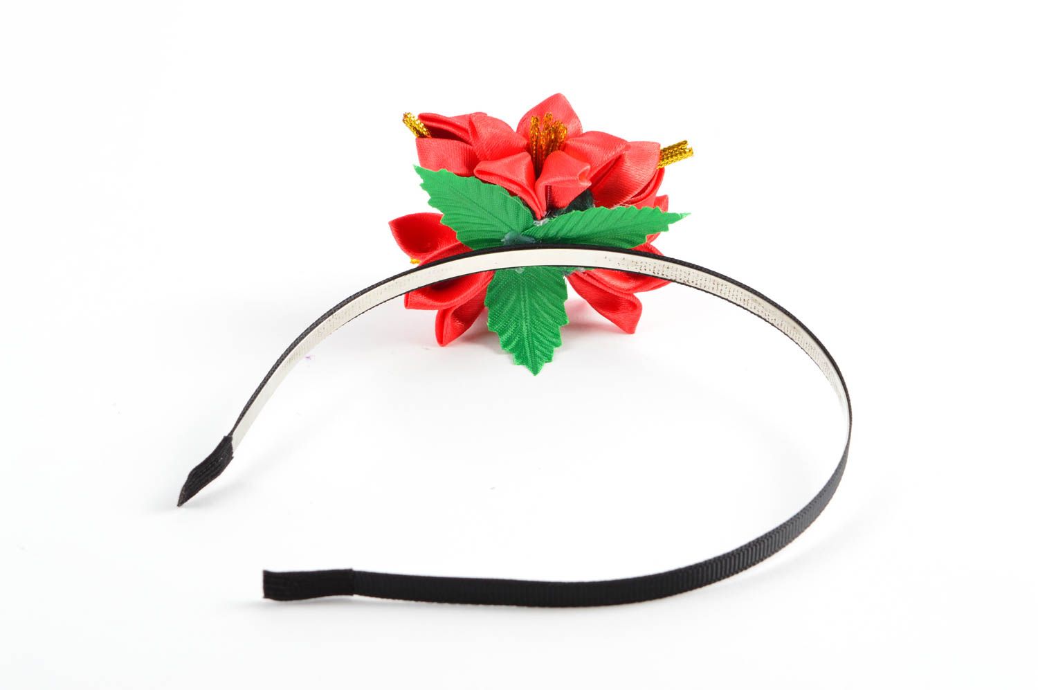 Hair accessory flower headband handmade headband floral headband gift for her photo 2