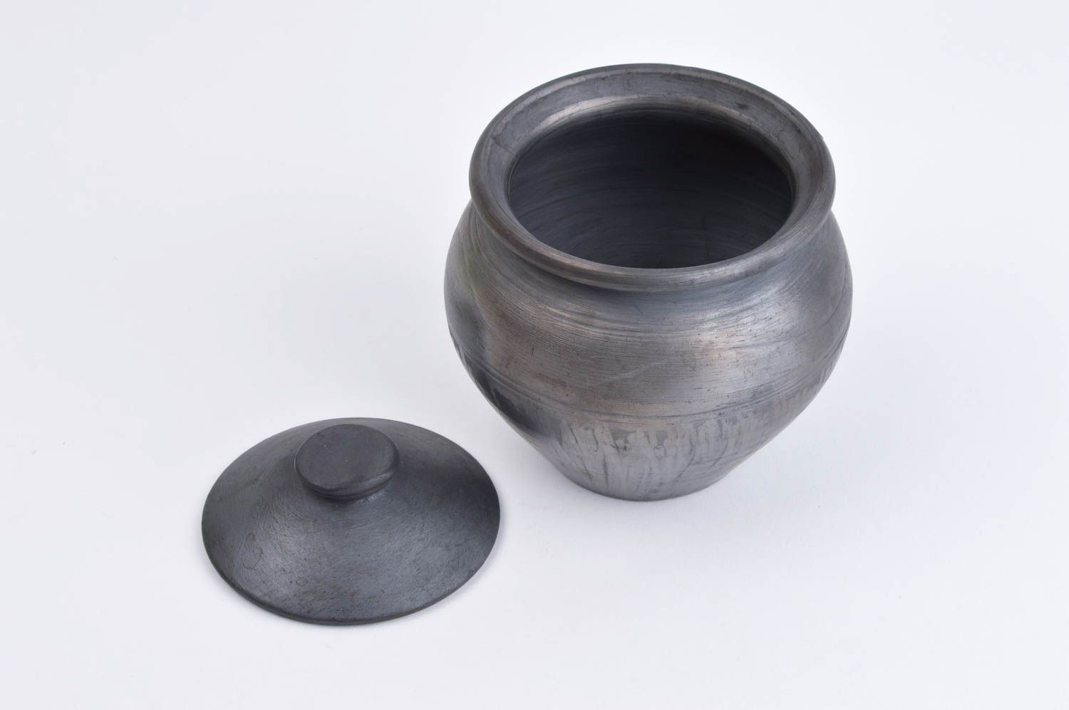 Keramik Geschirr handmade Ton Topf nützliches Küchen Geschirr Geschenk Idee foto 3