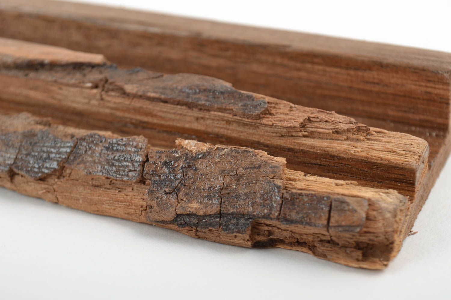 Handmade Handy Ständer aus Holz öko rein originell lackiert Geschenk für Chef foto 4