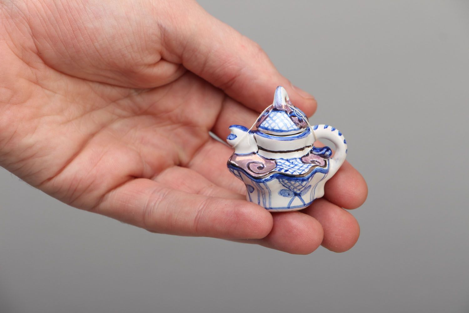 Miniatur Figurine aus Keramik foto 4