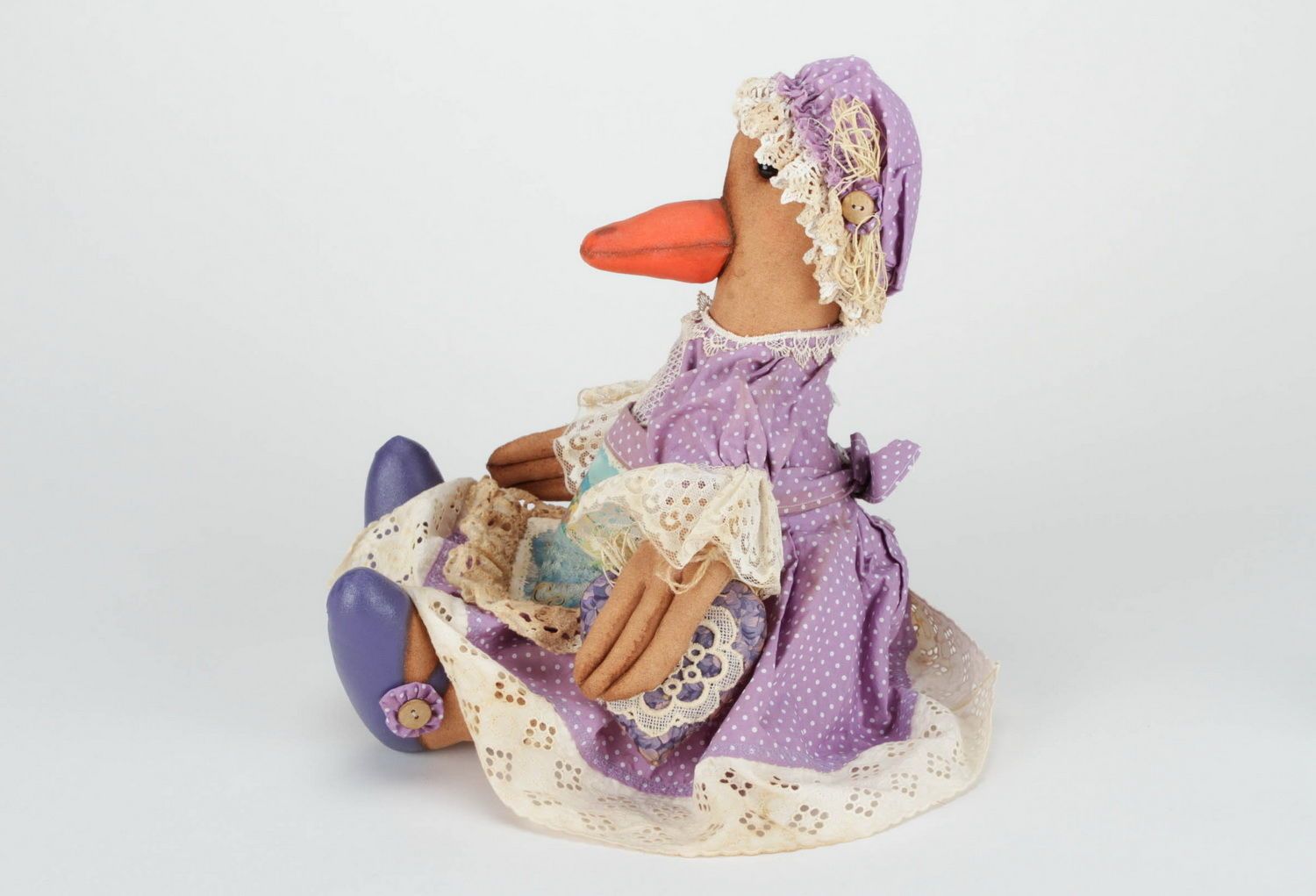 Soft toy Goose Annabelle photo 5