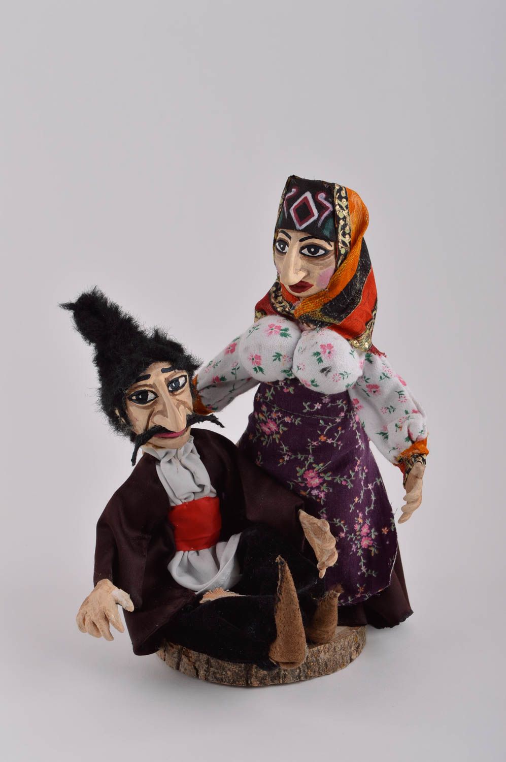 Statuette décorative Figurine fait main céramique Déco maison Femme et homme photo 2