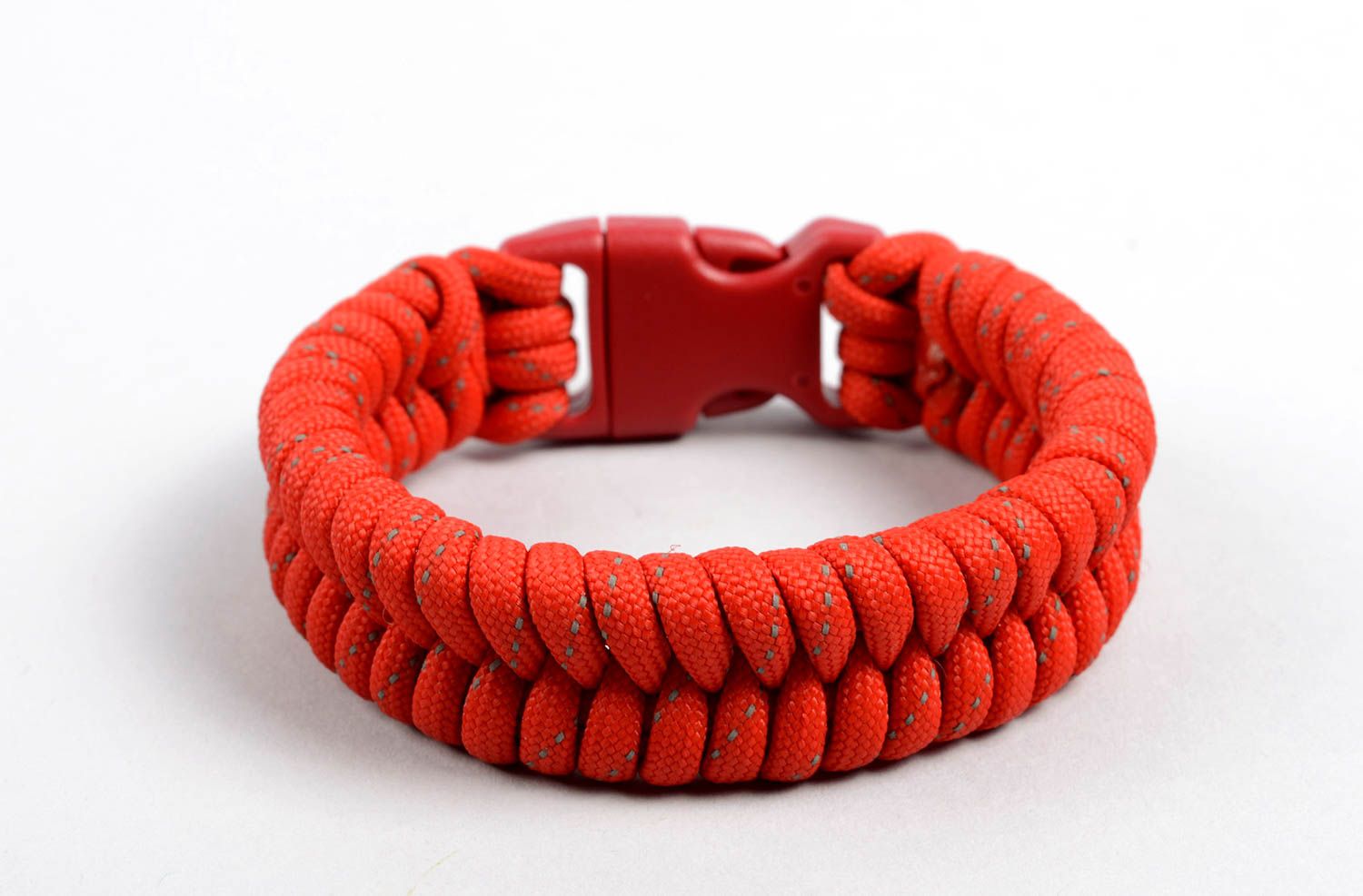 Handmade textile wrist bracelet woven cord bracelet designs survival tips photo 1
