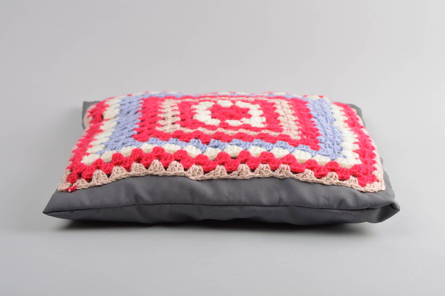 Диванная подушка хенд мейд подушка на диван декоративная подушка необычная фото 4