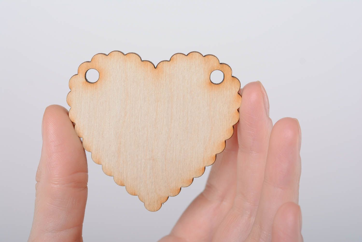 Plywood blank for painting Heart photo 4