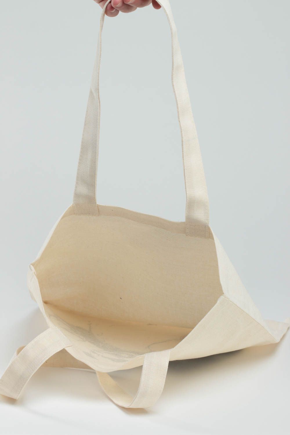 Женская сумка из ткани ручной работы оригинальная стильная Боевая панда фото 4