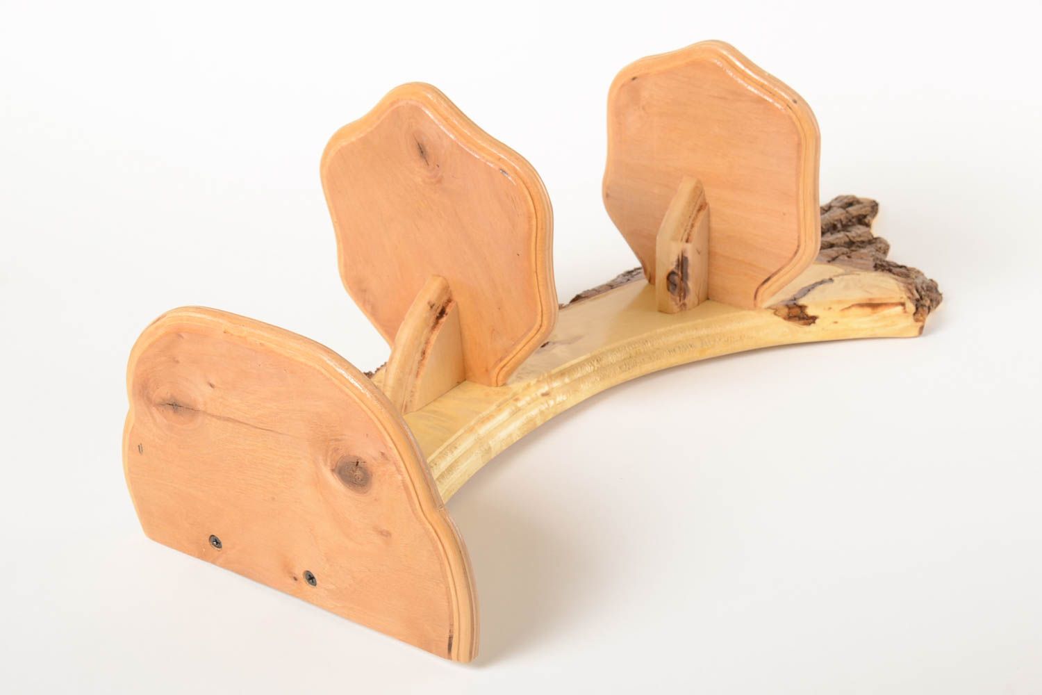 Regal aus Holz Handmade Wandregal Hängeregal ausgefallene Möbel aus Kiefernholz foto 5