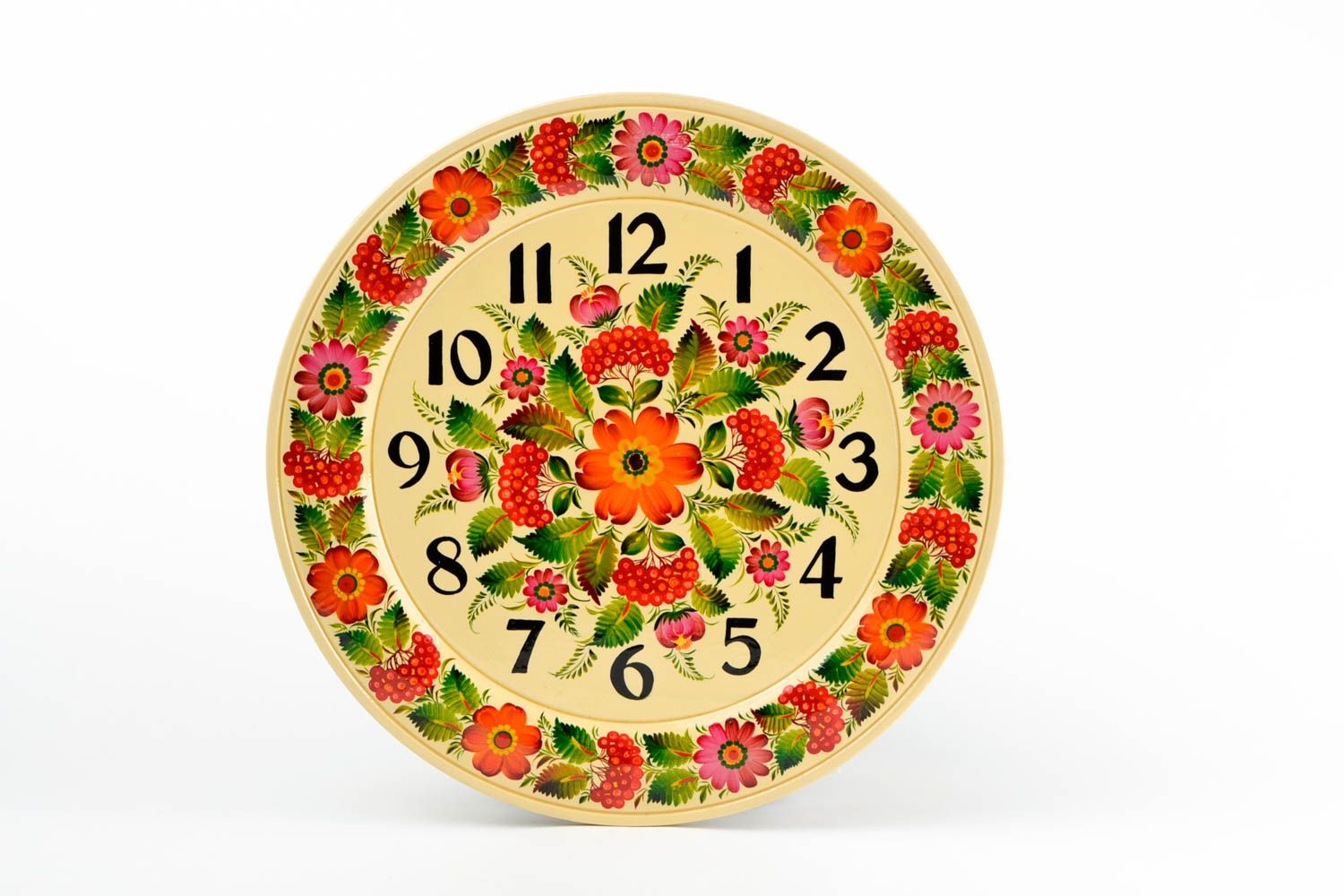 Horloge à fabriquer faite main Création horloge bois à motifs Loisirs créatifs photo 4