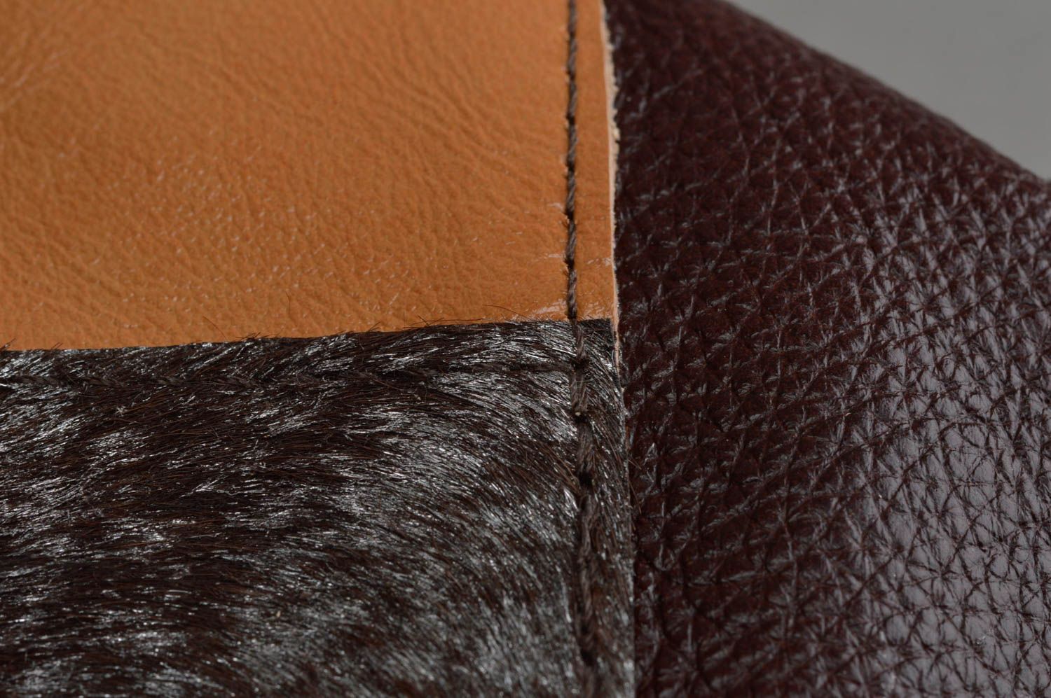 Unusual handcrafted leather handbag leather shoulder bag designs gifts for her photo 3