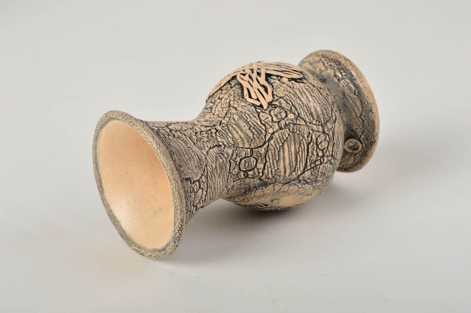Vase miniature Déco maison fait main de céramique Cadeau original glaçure photo 4