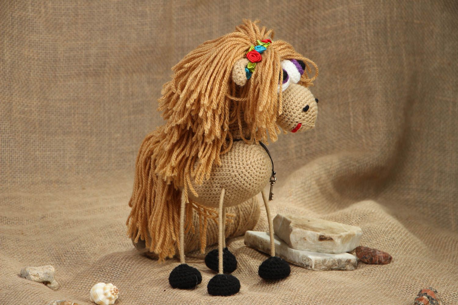 Soft crochet toy Horse photo 5