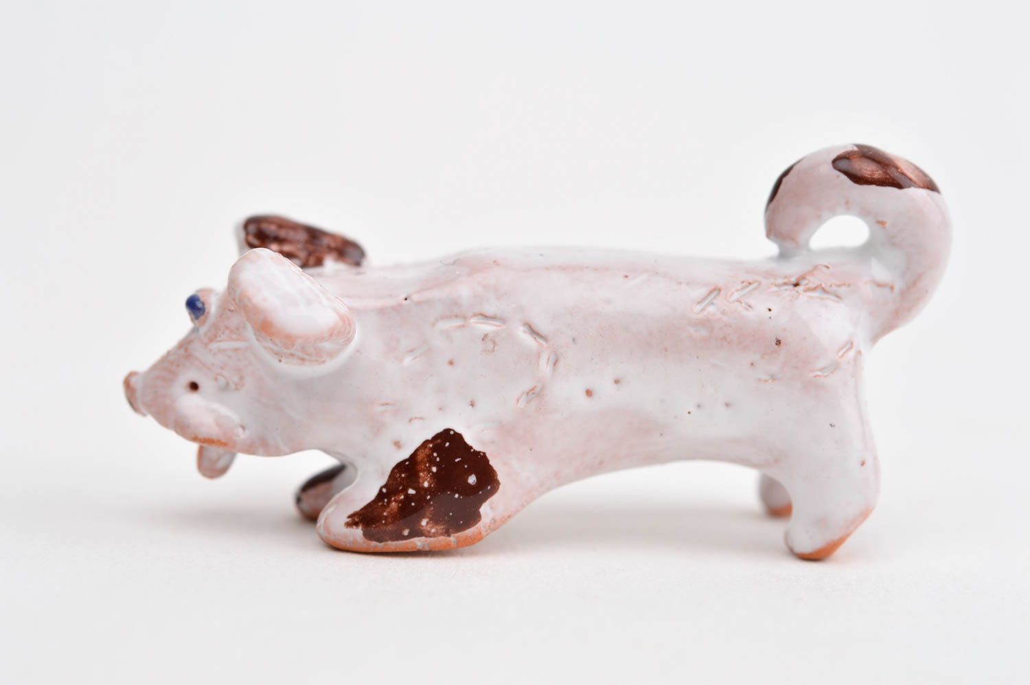Handmade ceramic figurine miniature animals home design decorative use only photo 7