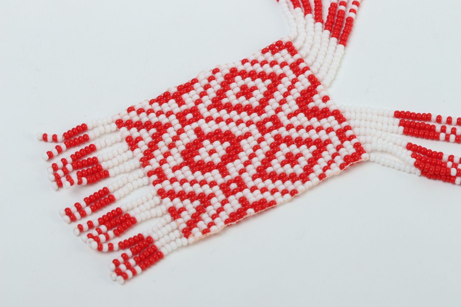 Collar de abalorios hecho a mano accesorio para mujer bisutería étnica foto 1