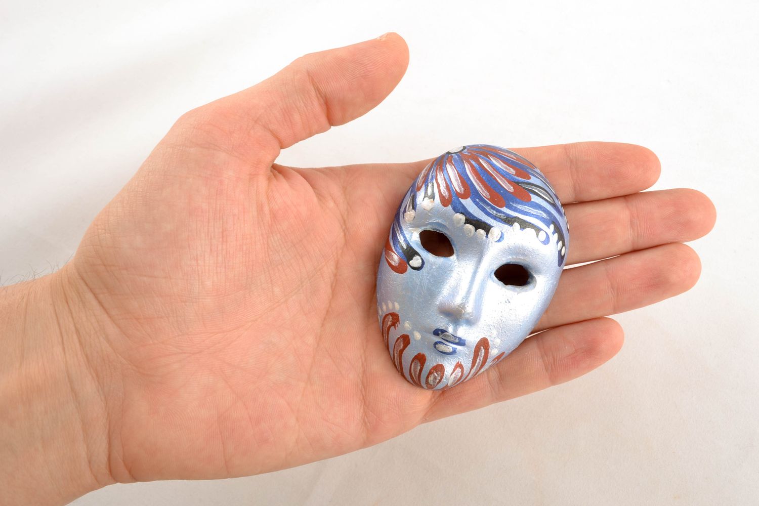 Máscara decorativa en estilo de carnaval de Venecia foto 1