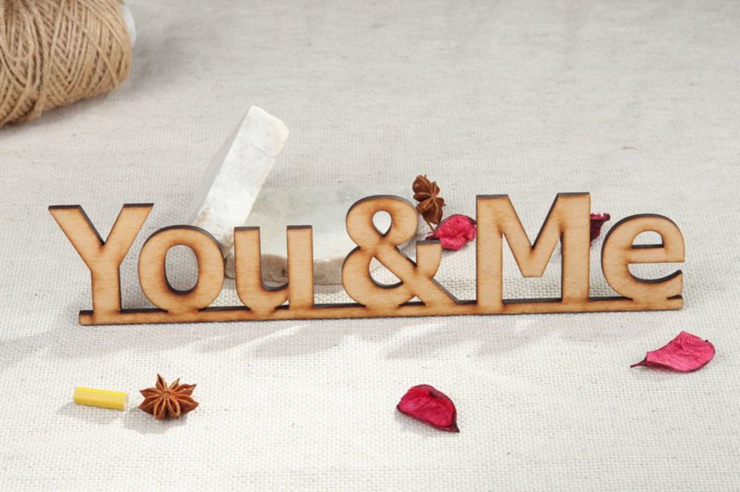 Chipboard fait main You and me toi et moi photo 4