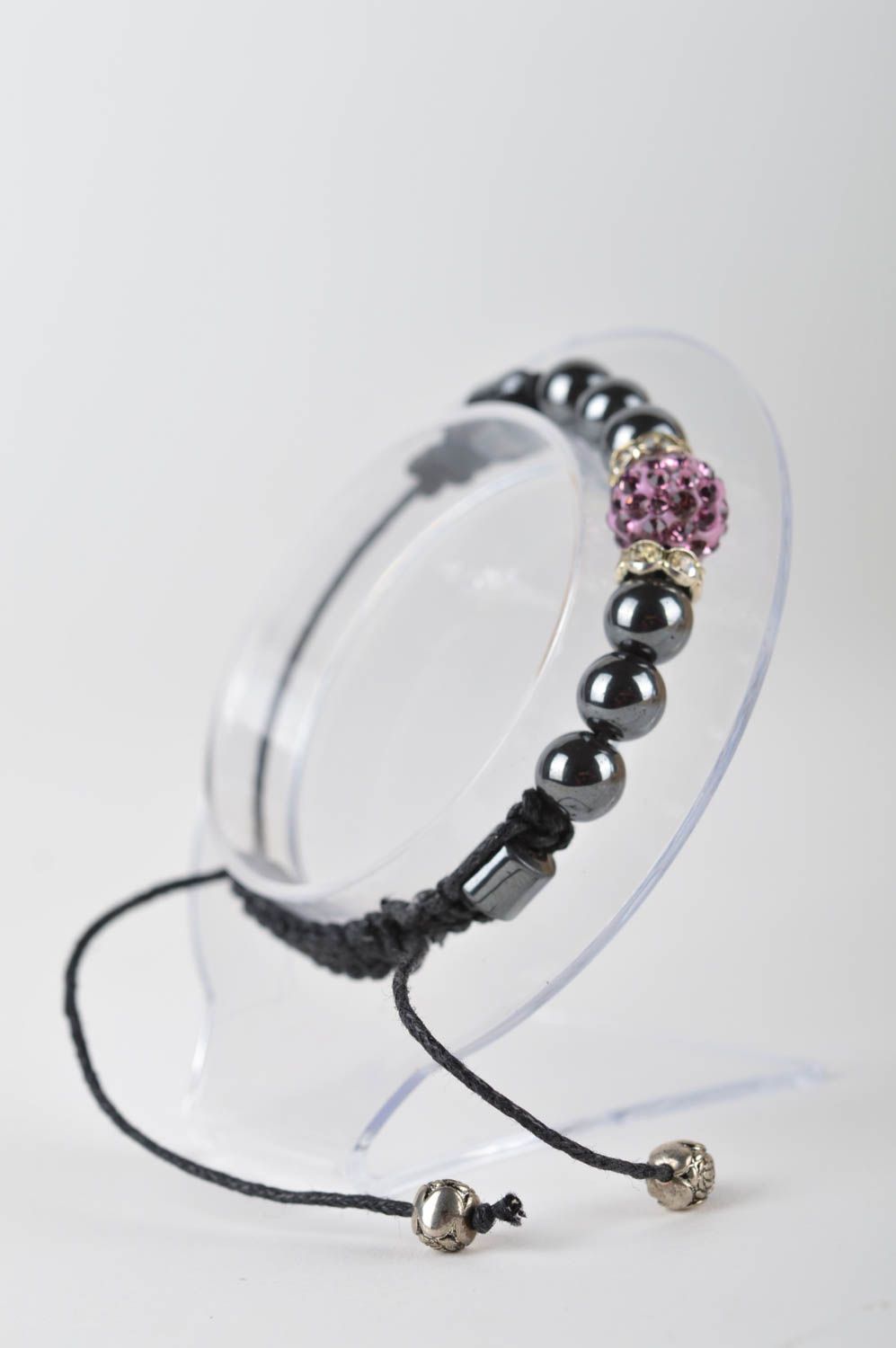 Womens handmade cord bracelet beaded bracelet designs costume jewelry ideas photo 3
