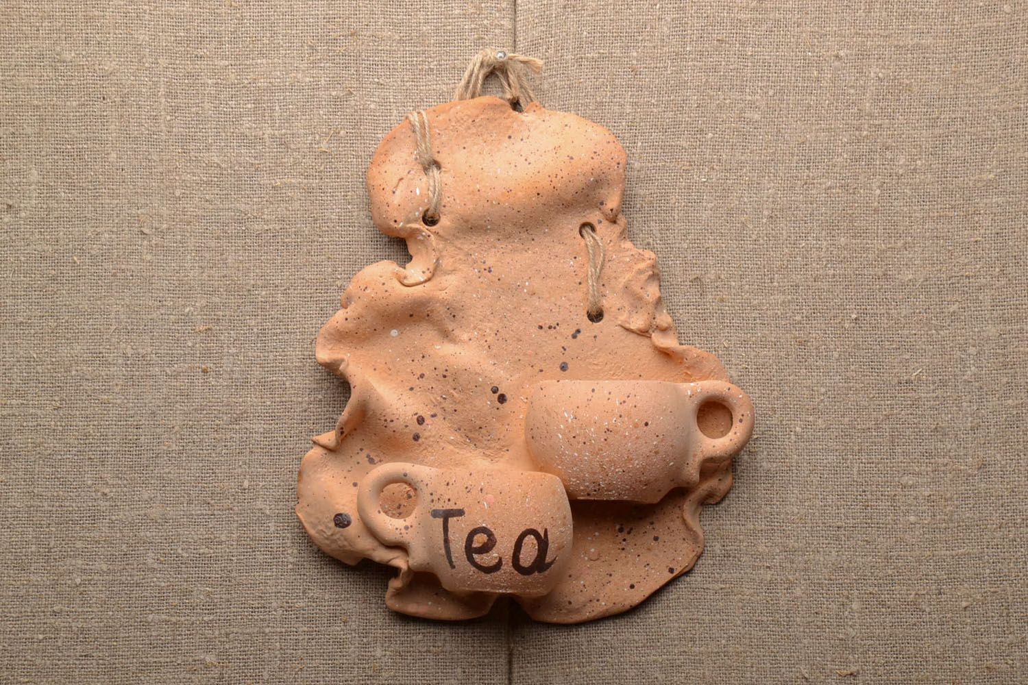 Глиняное панно на стену Tea фото 1