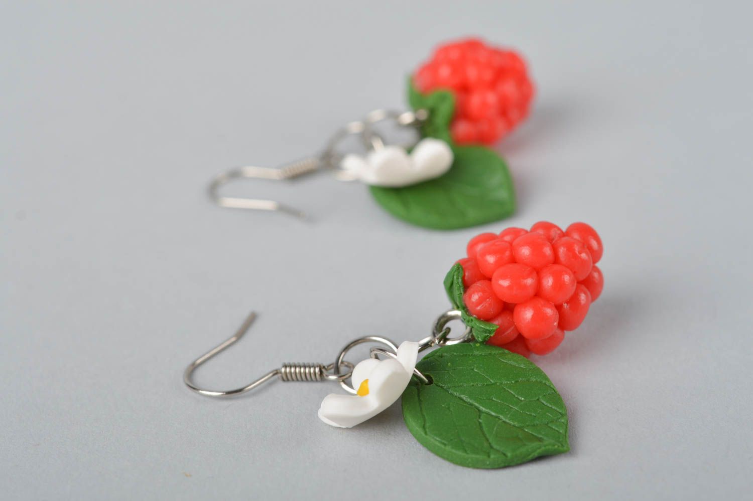 Handmade designer earrings designer plastic earrings stylish jewelry gift photo 5