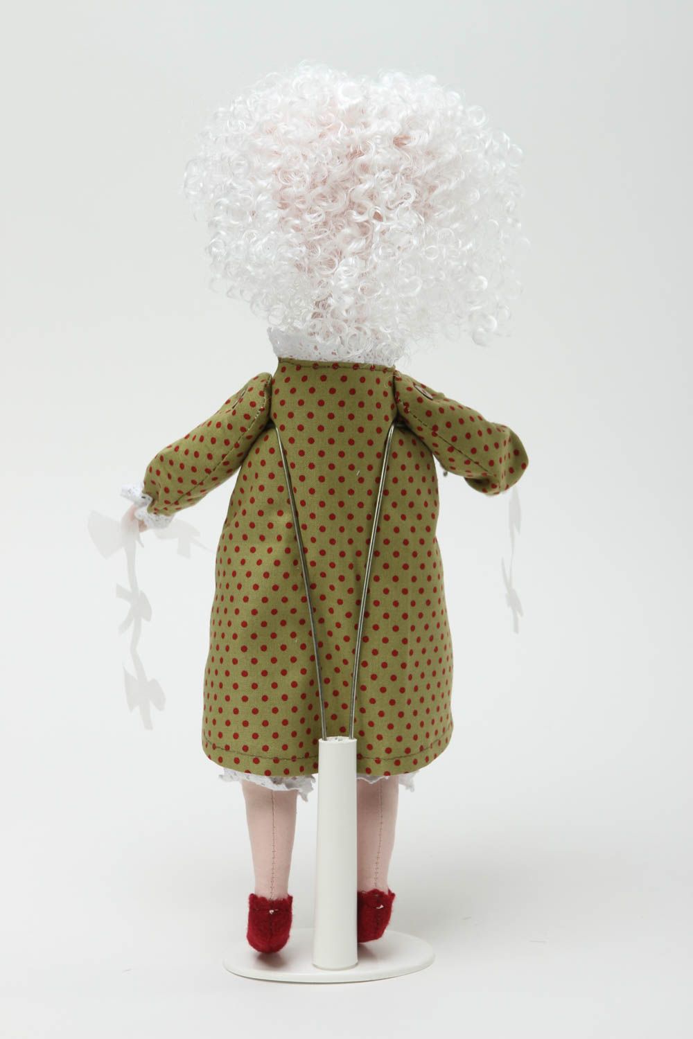 Кукла из ткани кукла ручной работы мягкая кукла с подставкой дизайнерская фото 4