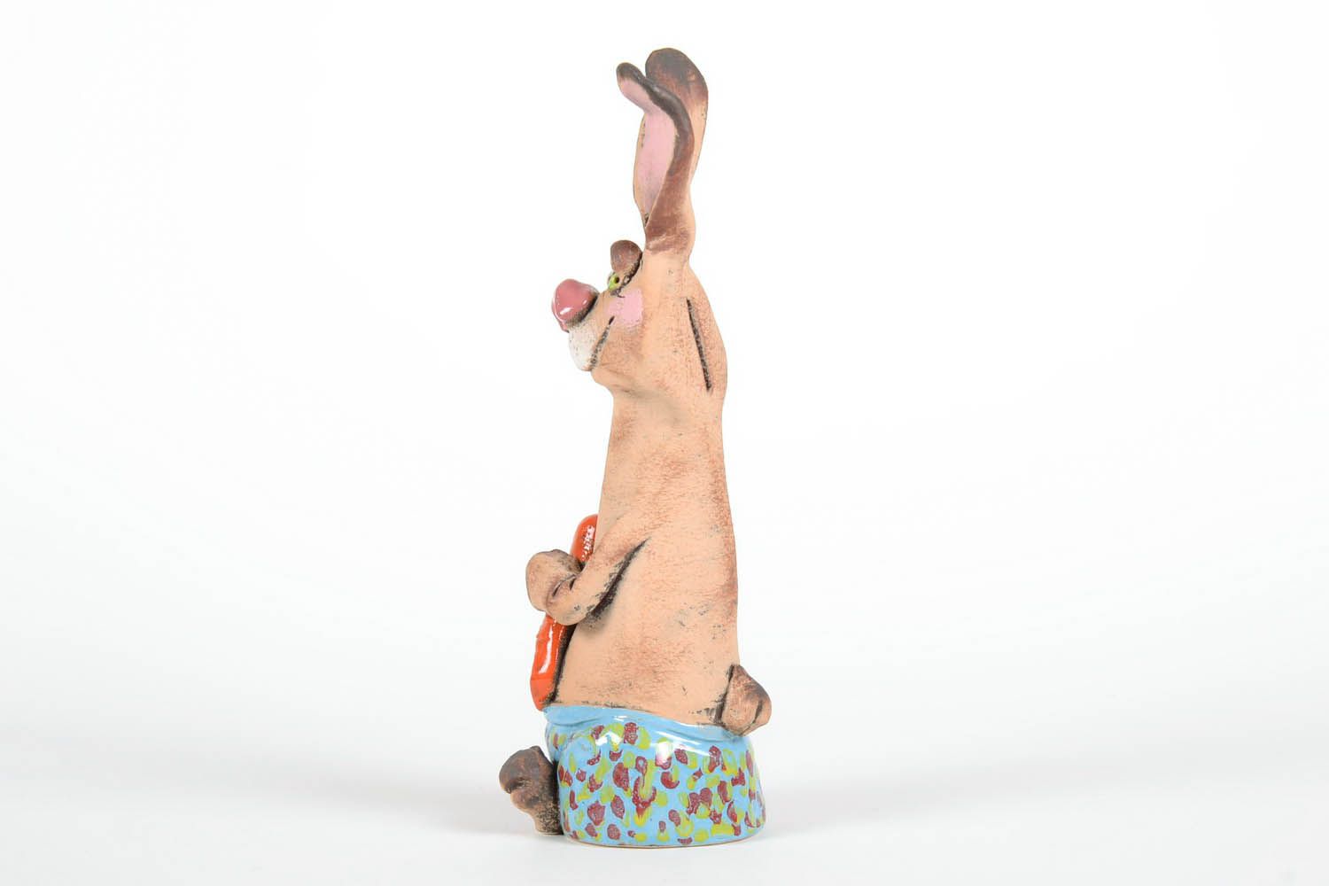 Sparbüchse aus Keramik Hase foto 4