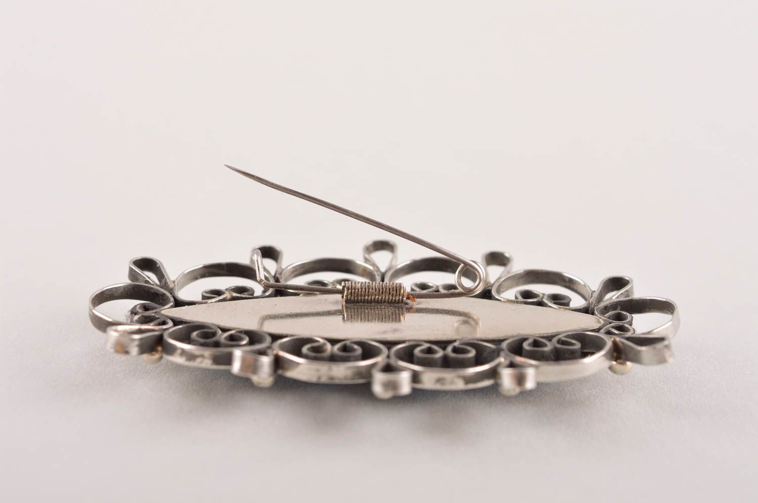Handmade metal brooch stylish jewelry fashion brooch vintage brooch for women photo 5