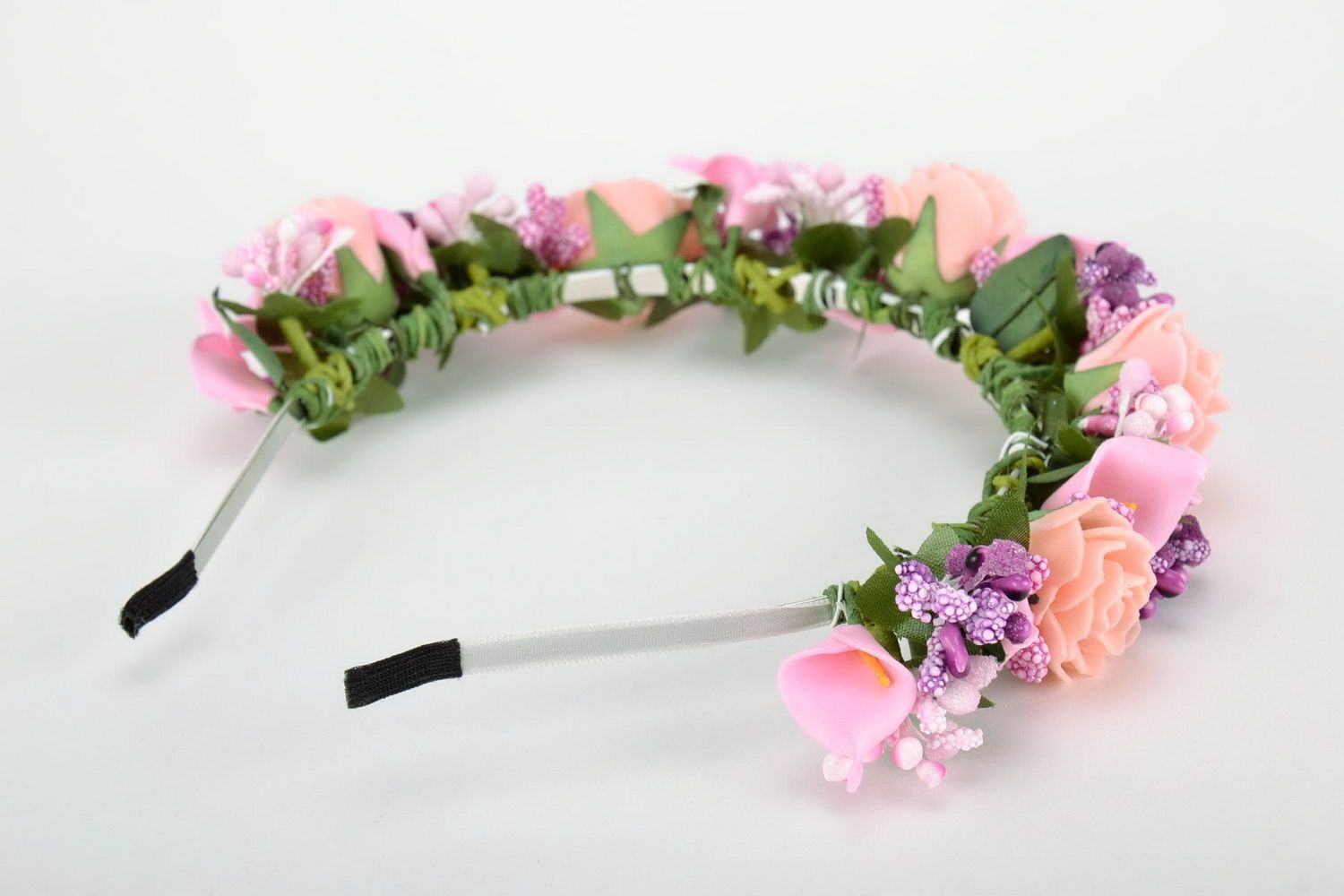 Flower headband photo 3