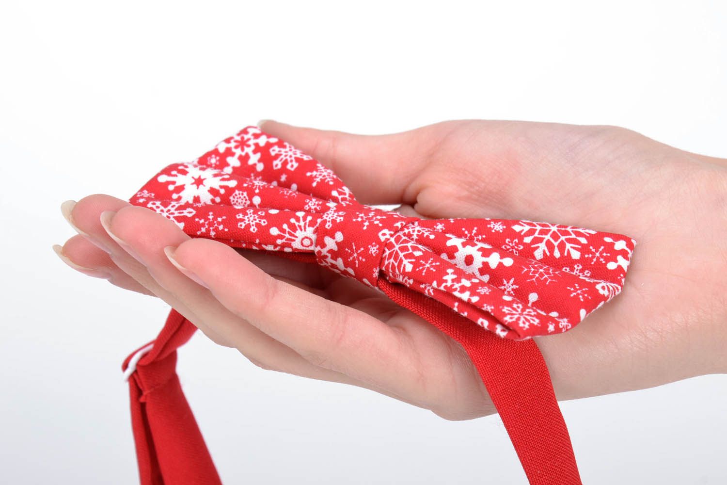 Рождественский галстук-бабочка  фото 4