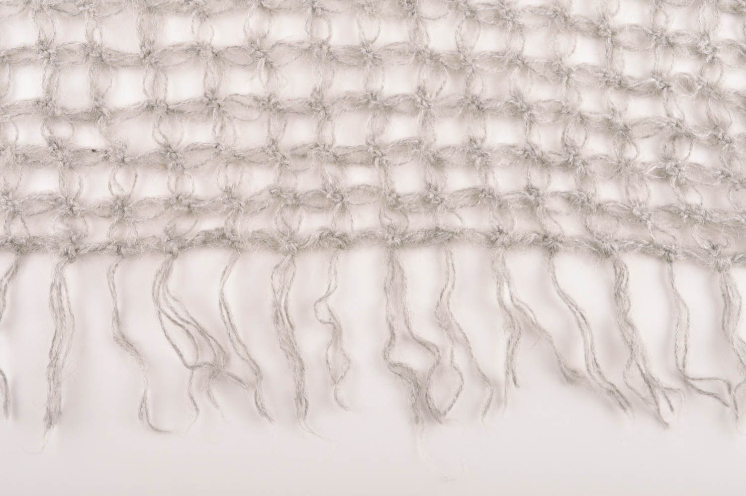 Écharpe originale fait main Foulard crochet design Accessoire pour femme photo 3