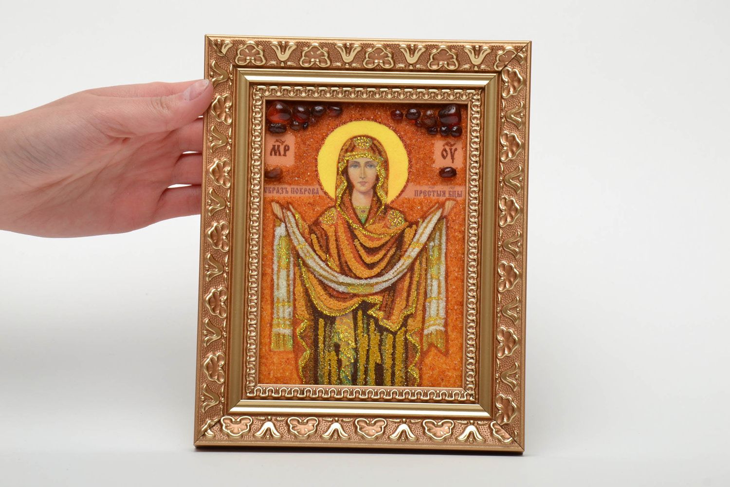 Orthodoxe Ikone der Gottesmutter foto 6