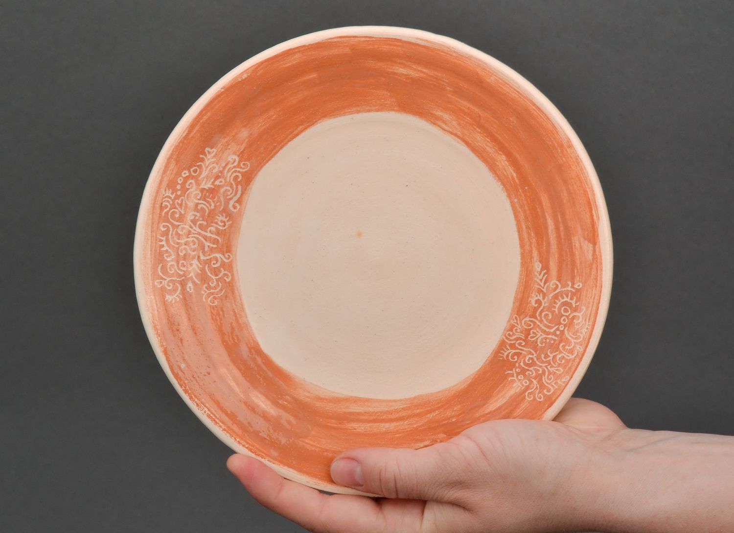 Piatto decorativo fatto a mano piatto in ceramica utensili da cucina 
 foto 2