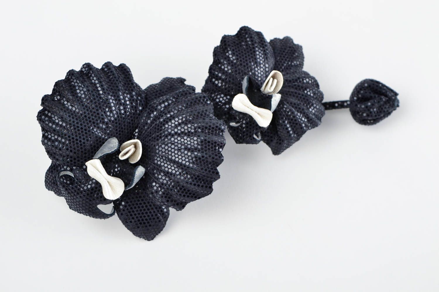 Handmade flower brooch hair modeling fashion jewelry hair clip for women photo 3