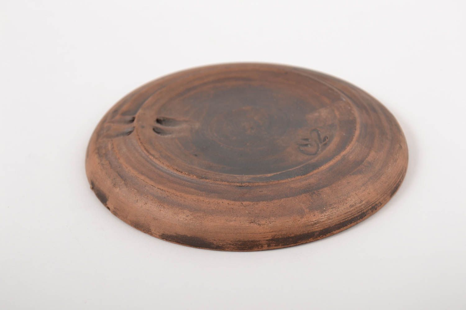 Керамика ручной работы глиняная тарелка глиняная посуда столовая посуда фото 5