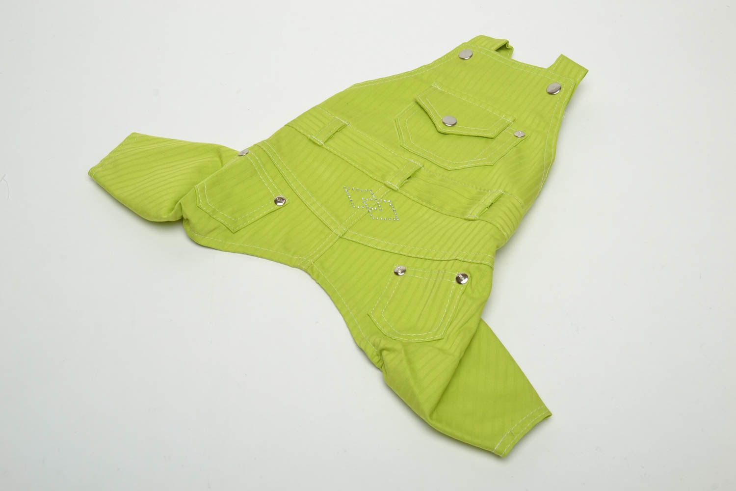 Pantalones para perro de color verde claro foto 5