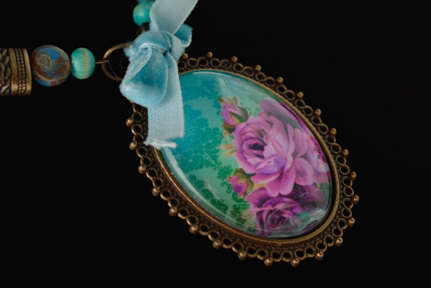 Handmade elegant jewelry stylish beautiful pendant female clothes pendant photo 4