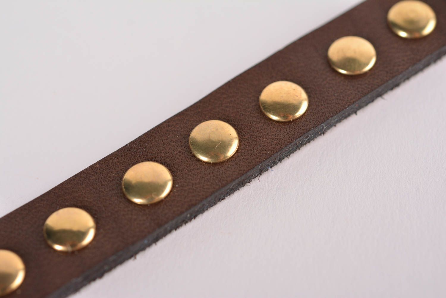 Beautiful handmade leather bracelet fashion accessories leather goods gift ideas photo 5
