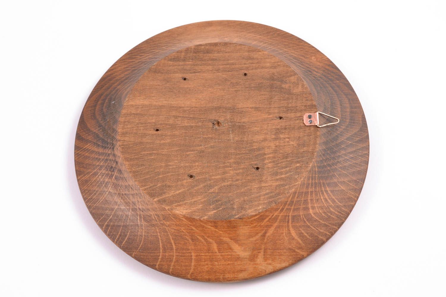 Handmade wood plates decorative wall plates wooden gifts wood wall decor photo 4
