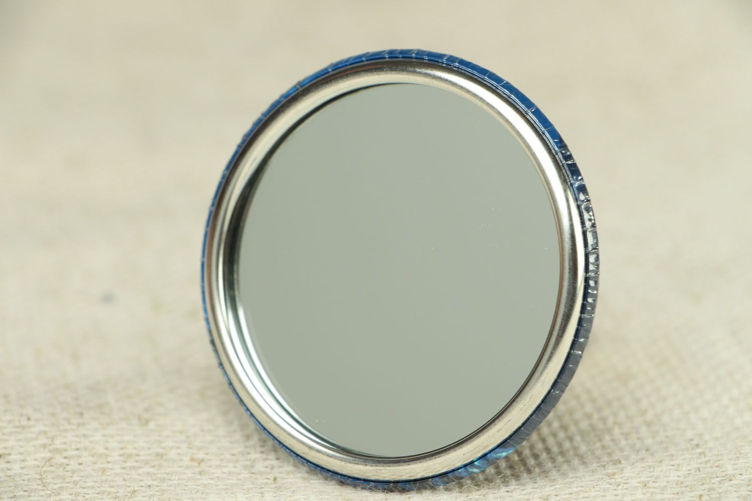 Miroir de poche fait main accessoire original pour fille avec image Hibou photo 5