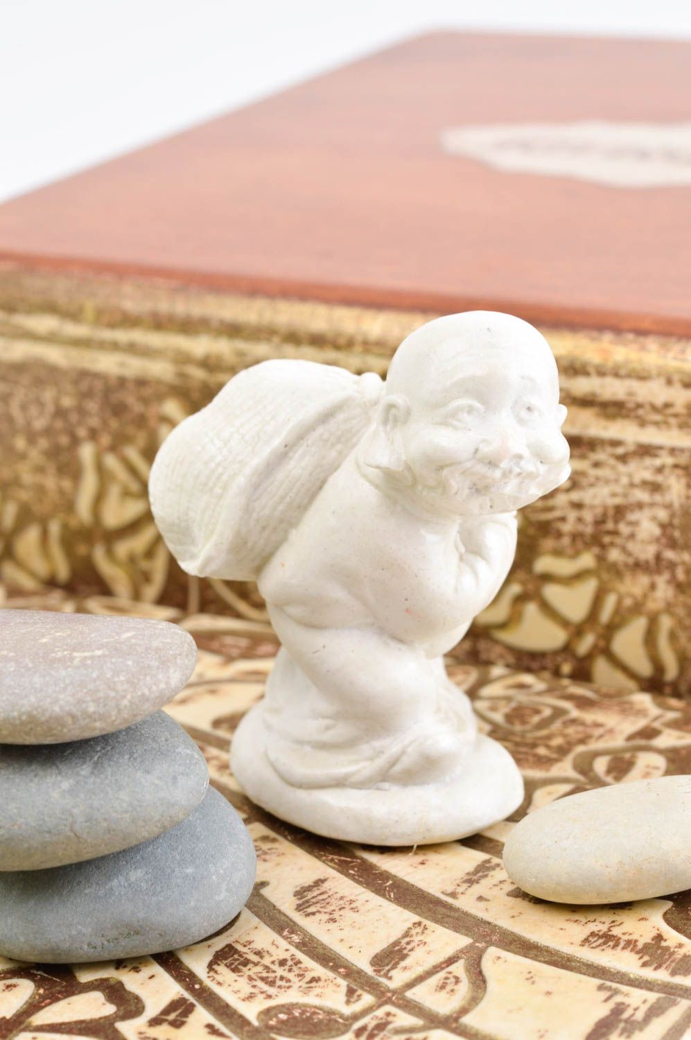 Handmade figurine designer statuette plaster souvenir decorative use only photo 1