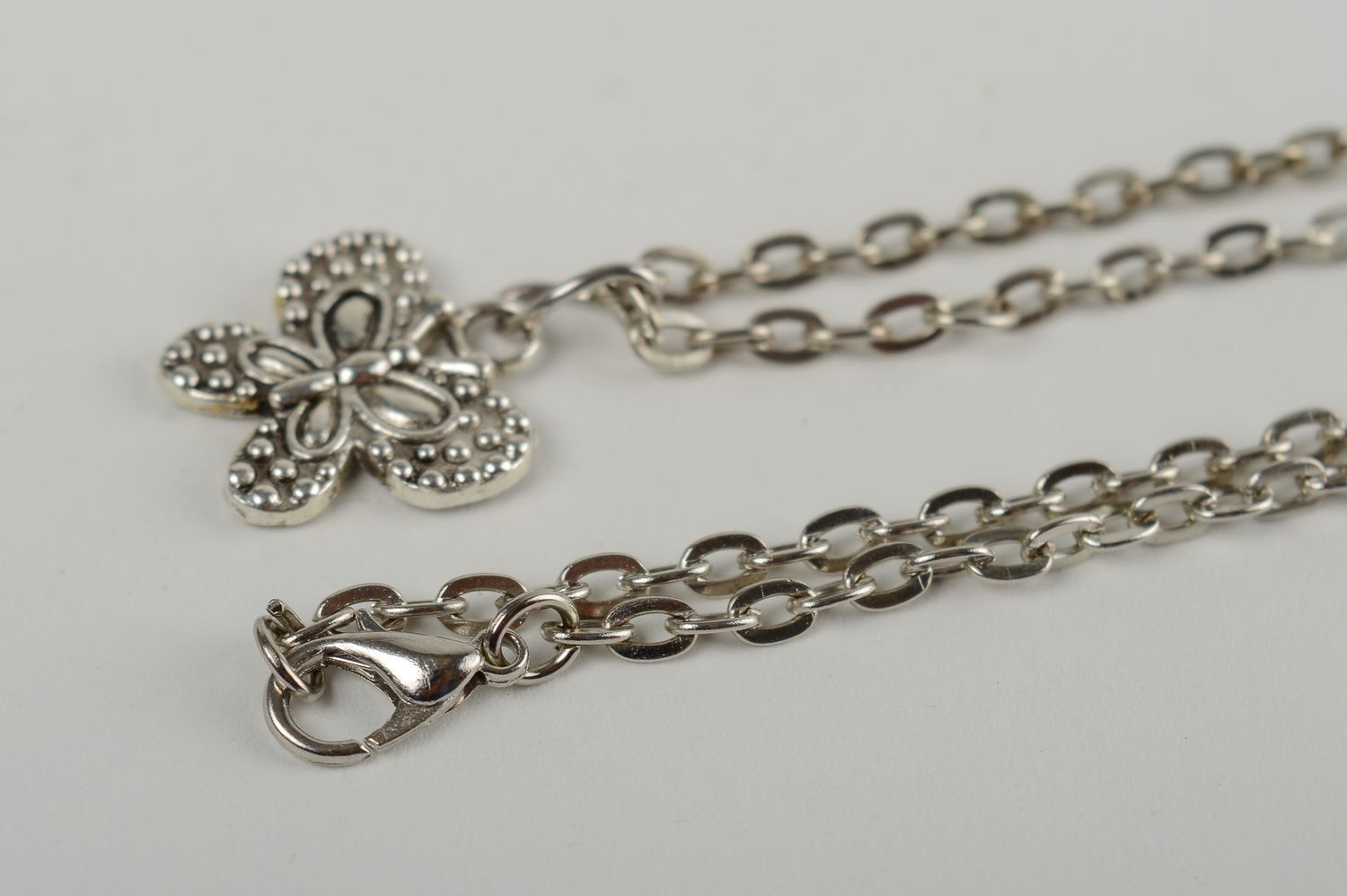Beautiful pendant handmade metal pendant butterfly pendant metal jewelry for gir photo 2