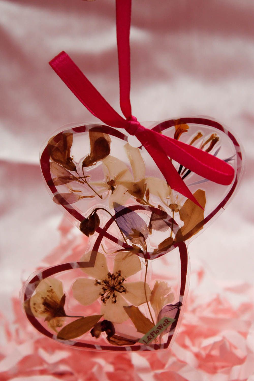 Декор для дома ручной работы сердце с цветами декоративное сердце подвеска фото 1