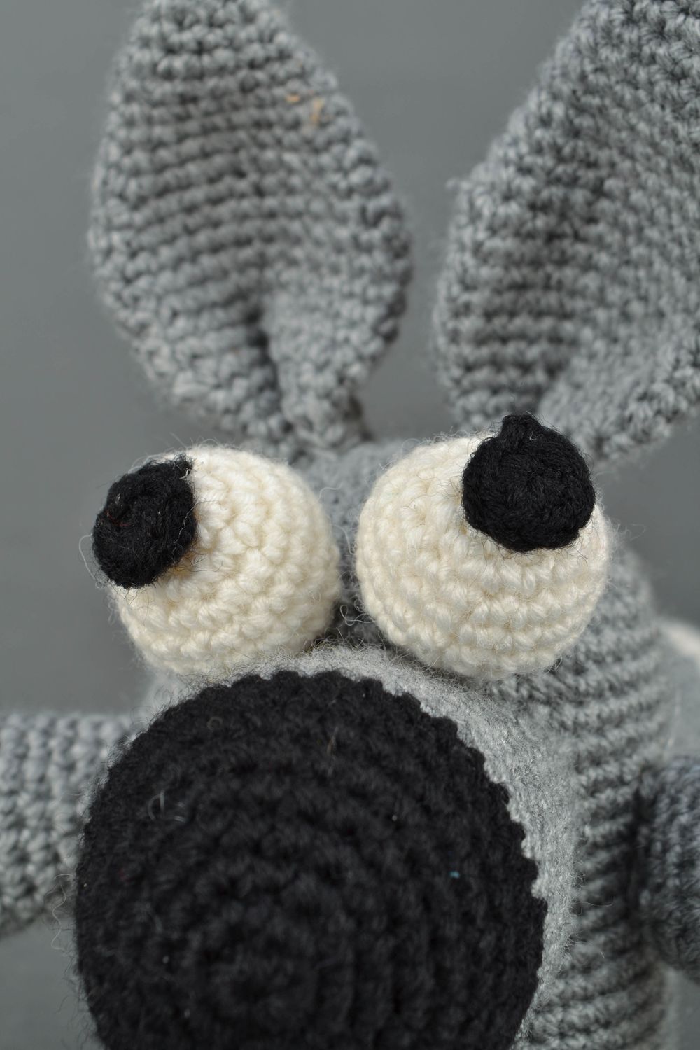 Soft crochet toy Gray Wolf photo 3