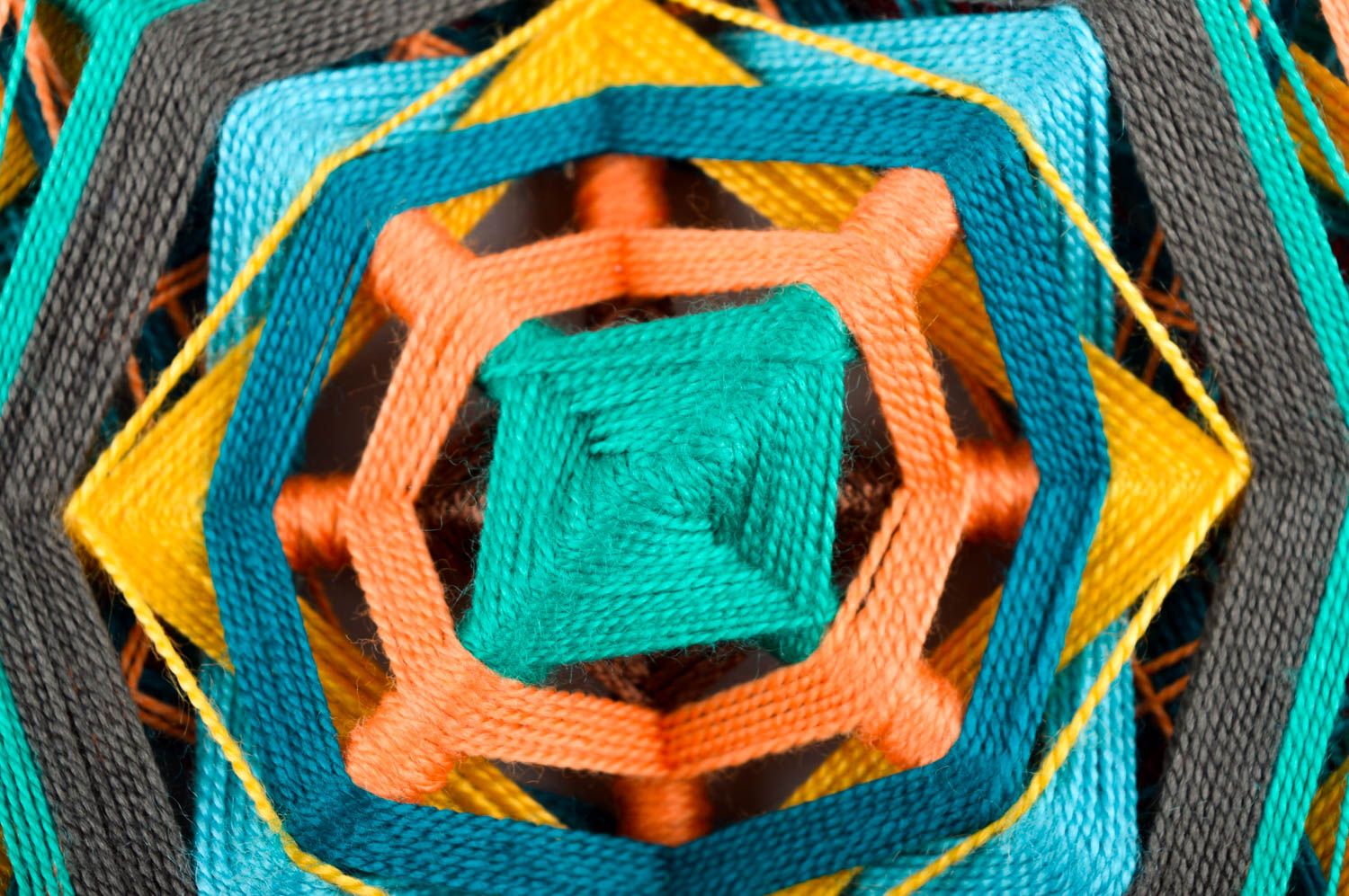 Handmade bunter Deko Anhänger Wand Schmuck Mandala Anhänger künstlerisch foto 3