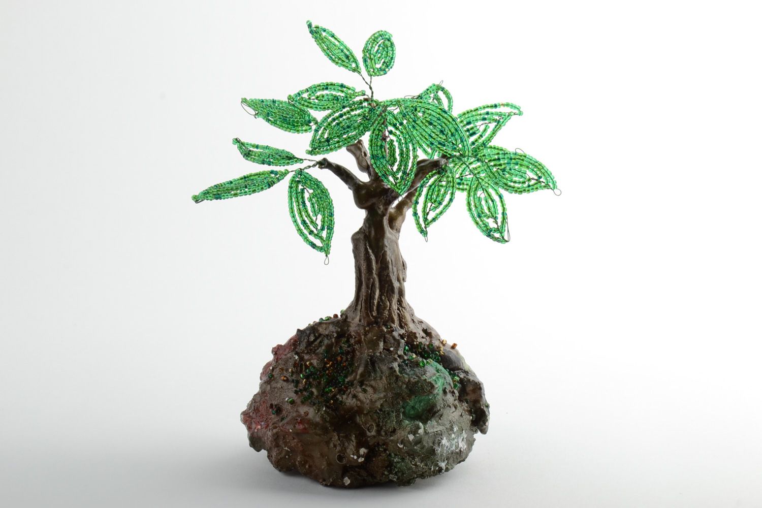 Handmade decorative happiness tree beaded topiary housewarming gift idea photo 2