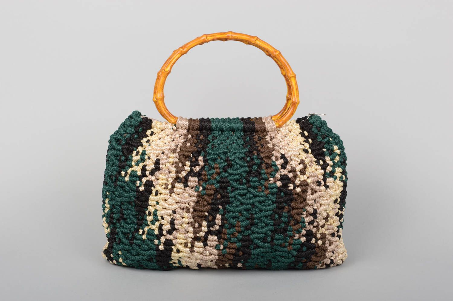 Designer bags handmade bag macrame bag fashion accessories women purse photo 1