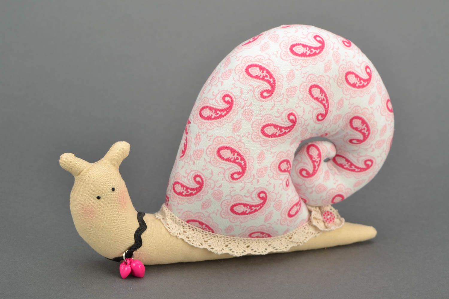 Homemade soft toy Snail photo 1